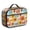 Basketball and Hoop, variant on Basketball and Jersey Gray Pattern Insulated Lunch Bag Teens,Bento School Lunch Bag for Teens for Work,Picnic or Travel 10.6x7.7x4.3 Inches,12 Can Capacity
