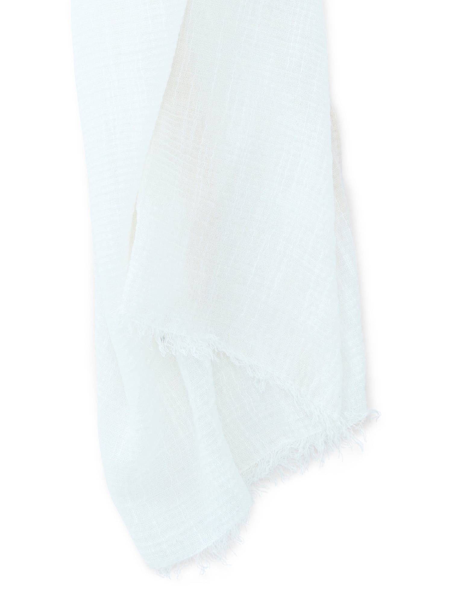 Time and Tru Women's Winter Crinkle Scarf - Semi-Sheer and Lightweight