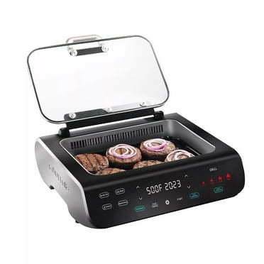 Gourmia FoodStation 6 qt Air Fryer, Black - Nonstick Grill Grate