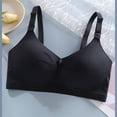 thumbnail image 2 of Hrsba Front Closure Bras for Women Solid Color Thin No Underwire Push Up Breathable Adjustable Daily Wear, 2 of 5