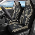 thumbnail image 3 of XYZCANDO Deer Car Front Seat Covers 2 Pcs Camouflage Hunt Nonslip Car Seat Covers Front Seats Only Easy to Install and Clean Cars Accessories Universal Fit Most Cars,SUVs,Sedans, 3 of 7