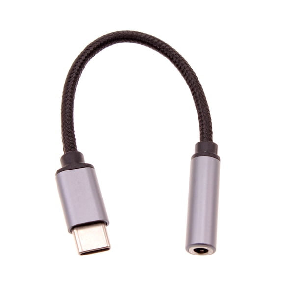 USB-C Earphone Adapter Headphone Audio Jack for Samsung Galaxy A24/A25 5G/A34 5G/A35 5G/A54 5G/A55 5G - Port Converter 3.5mm Female to USB-C Male Adaptor Mic Support