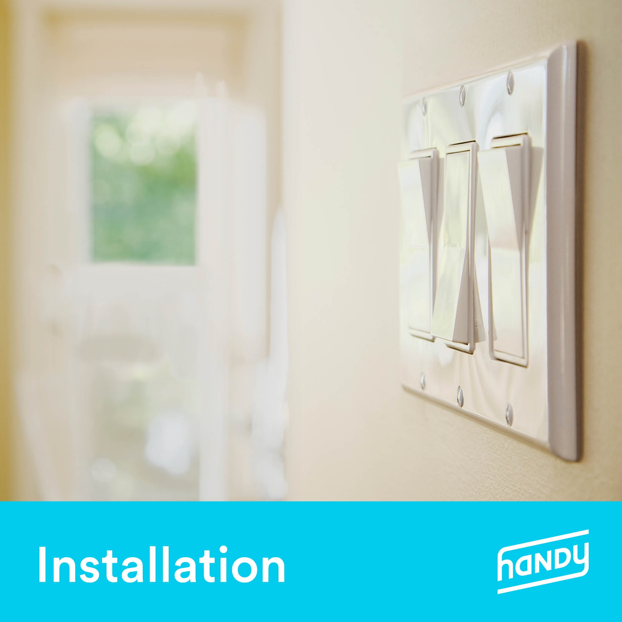 Dimmer, Switch, and Wall Plate Installation by Handy