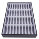 thumbnail image 5 of Caja de cuero sintético con bandeja de cartón de PVC para 40 pulseras y brazaletes. Blanco, 5 of 9
