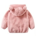 thumbnail image 4 of Boys Dress Coat Toddler Boys Jackets 4t Baby Girls Boys Jacket Bear Ears Hooded Outerwear Zipper Warm Winter Baby Girls Boys Kids Jacket Coat Autumn Winter Warm Children Clothes, 4 of 4