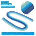 thumbnail image 3 of 600 piezas de tiras de papel para quilling de 3/16" (5 mm) 21" tiras de papel de origami para arte DIY de Navidad, azul, 3 of 7