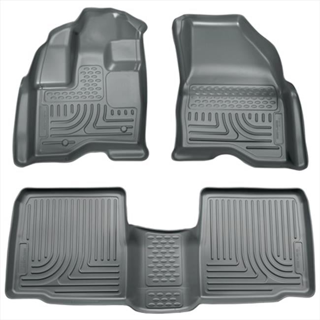 Husky Liner 98731 Weatherbeater Series Thermoplastic Olefin Black Front