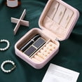 thumbnail image 6 of vnanda Jewelry Box with Compartments Removable Dividers Compact Stylish Jewelry Storage Box with Velvet Removable Dividers Waterproof for Travel for Rings, 6 of 8