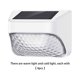 thumbnail image 5 of Advancent 4 Uds. Lámpara de pared con luz Solar LED, lámparas para escaleras, escalones, luces de valla, decoración navideña, Control, Type2 NO2, 5 of 6
