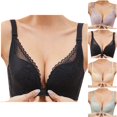 thumbnail image 4 of Fsqjgq Bras for Women Underwear Sticky Bra Push Up Wireless Tops Bra for Women New Sexy Brassiere Wireless Bralette Sports Yoga Bra U Back Tube Top Wrapped Chest Girl Lady Vest Seamless Bra Tube Top, 4 of 5