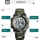thumbnail image 3 of Reloj Digital para niños deportes al aire libre 50M relojes electrónicos impermeables despertador 12/24H cronómetro calendario reloj de pulsera para niño y niña, 3 of 5