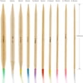 thumbnail image 2 of OUSITAID 10 Pairs Circular Bamboo Knitting Needles  US Size 4-15, 2 of 6