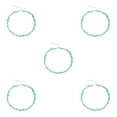 thumbnail image 3 of Guardoinrt Femmes Filles Perles Déclaration Collier à la Mode et Polyvalent Addition Bleu Vert 5Set, 3 of 6