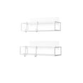 thumbnail image 1 of Umbra Cubiko Shower Bins, Set of 2, 1 of 6