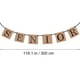 thumbnail image 5 of FELTECHELECTR Pancarta de papel kraft de 3 m con letras "SENIOR" para colgar, ideal para decoración de fiesta de graduación (negra), 5 of 6