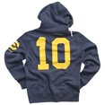 thumbnail image 3 of Men's Roots of Fight Marshawn Lynch Navy Cal Bears Name & Number Tri-Blend Pullover Hoodie, 3 of 6