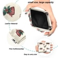thumbnail image 2 of PU Leather Coin Purse Wallet Compact Water-Resistant Card Cases Money Organizers Bow and Chickens, 2 of 7