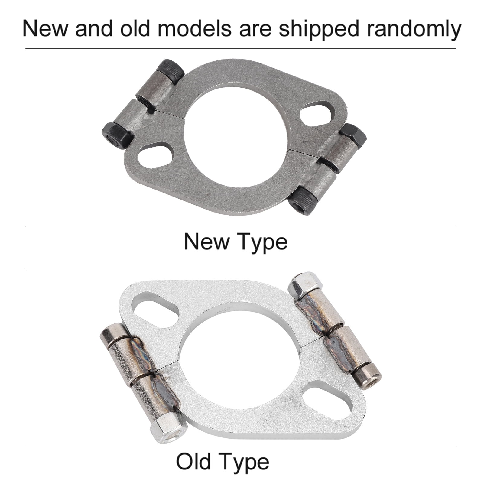 Henmomu Split Exhaust Flange,Exhaust Flange Repair,2inch Flat Oval