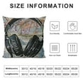 thumbnail image 5 of Music Style Throw Pillow Case Guitar bass Microphone Headset Theme Decorative Square Cushion Cover for Pillow Inserts, 5 of 5