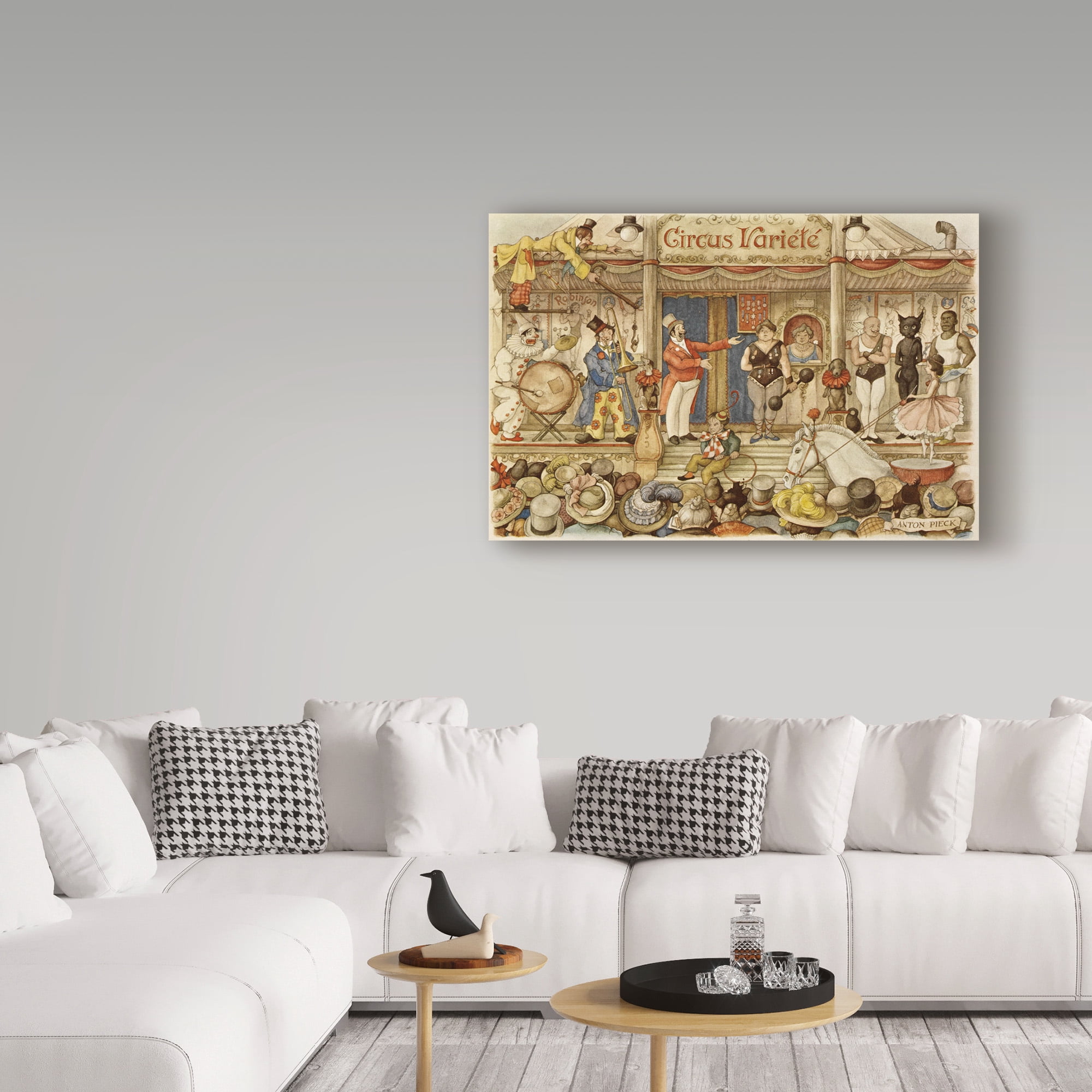 Trademark Fine Art 'Circus Forefront' Canvas Art by Anton Pieck