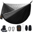 thumbnail image 1 of Hamaca de camping Qevooon, mosquitera de nailon, con correas de 3 m, 1 of 7