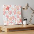thumbnail image 4 of Ships Next Day Canvas Wall Art 8"x8",Red Orange Coastal Wood Framed Canvas Print Painting,Sea Turtle Nautical Coral Summer Beach Ready to Hang Small Picture Wall Decor for Bathroom Nursery Kitchen, 4 of 9