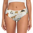 thumbnail image 1 of Balery Dogs Funny Pets Ropa Interior de Algodón para Mujer con Dibujo – Braguitas Cómodas y Elásticas, Estilo Clásico-X-Small, 1 of 6