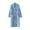 Light Blue, variant on Womens Robes Lightweight Long Long Kimono Bathrobe With Collar And Button Closure For Women Home Loungewear Comfortable Winter Robe