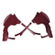 thumbnail image 4 of Estilo retro Hombro Pauldron Durable con hebillas ajustables Redimensionable Steampunk Pecho Arnés Capa para fiesta de disfraces rojo viento Sunnimix hombrera de hombro, 4 of 8