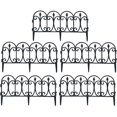 thumbnail image 1 of 5 Pack Decorative Garden Fence Rustproof Iron Landscape Wire Folding Fencing Edge Patio Flower Bed, 1 of 4
