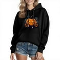 thumbnail image 3 of YUGYXL Trendy Halloween Hoodies for Unisex Pumpkin Graphic Hooded Sweatshirt Tops Cute Oversized Pullover Fashion Winter Clothes Black XL, 3 of 5