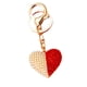 thumbnail image 2 of Llavero de corazón melocotón | Colgante de regalo de San Valentín | Lindo Charm de Hierro para Mochila, Bolso de Hombro, Teléfono | Accesorio decorativo | Rojo Azul Rosa Blanco | 9x4cm | 1 paquete, 2 of 6