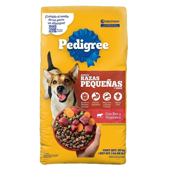 Pedigree Adulto Raza Pequeña 20 Kg