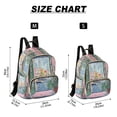 thumbnail image 2 of FORMRS Mini Backpack Purse for Women Travel Daypack Casual Shoulder Bag, Green Window Sea, 2 of 7