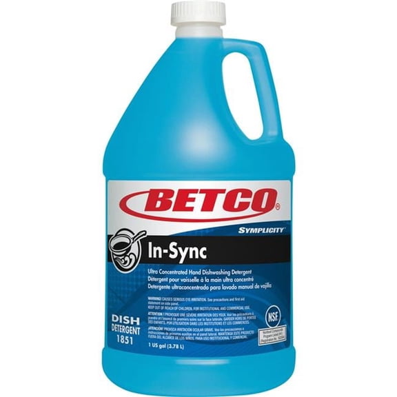 Simplicity In-Sync Dishwashing Liquid, Blue - Pack of 4