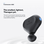 Theragun Mini 2nd Gen Handheld Percussive Massage Device, Portable Deep Tissue Massager, Black