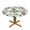 Anchor, variant on Modern Style Gold Marble Large Round Tablecloth Of 45"-50" Diameter, Retro Elastic Circle Dining Table Cover Cloth Washable for Party Banquet Wedding Indoor Outdoor