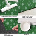 thumbnail image 3 of Green Christmas Snowflake Pattern Kitchen Rug Mat,Kitchen Runner Rugs Non Skid Washable,Decorative Kitchen Floor Mats for Kitchen,Sink,Laundry,17"X47", 3 of 5