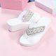 thumbnail image 4 of par de chanclas de playa antideslizantes con suela de diamante perlado para mujer (talla blanca: 37, 23,5 cm, 6,5 EE. UU., 4 Reino Unido, 37,5 UE, 9,2355 pulgadas), 4 of 7