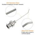 thumbnail image 4 of Unique Bargains Blunt Tip Dispensing Needle 26 Gauge 1 Inch 45 Degrees Bent Flow, Silver Tone, 24pcs, 4 of 5
