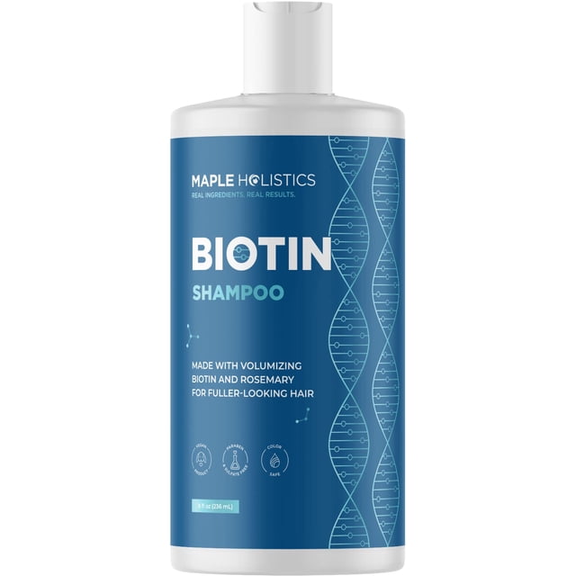 Champú Maple Holistics con biotina y romero para adelgazar el cabello