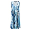 thumbnail image 3 of asddcavvf Robes pour Femmes Robe d'Été Décontractée Sans Manches Robe de Plage Col Rond, 3 of 7