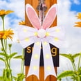 thumbnail image 1 of Book Hot Deals! Easter Bows For Wreaths Decorations Easter Tree Topper Bow With Bow Easter Ear Bow Hanging Decorative For Spring Home Front Door Outdoor 21.3 Inch easter basket, 1 of 9