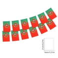 thumbnail image 3 of 196 Inch Portugal Bunting Flags Set of 20, 5.5x8.3 Inch Each Nylon Flag Garland for Football Matches Viewing, Fan Themed Party Bar Atmosphere Decoration, 3 of 6