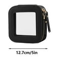 thumbnail image 2 of Small Transparent Zippered Cosmetic Bag For Women Portable Travel Makeup Pouch Organizer Car Storage Accessory, 2 of 6