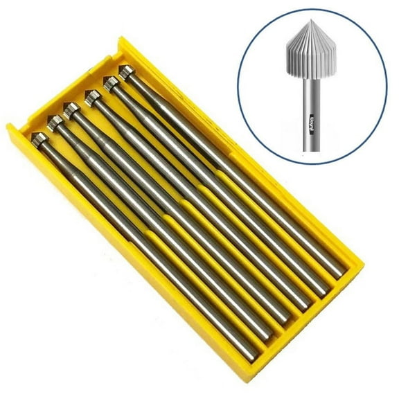 Fox Stone Setting Bur 2.5 mm Pkg of 6 Vanadium Steel Jewelry Germany