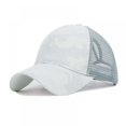 thumbnail image 1 of MesaSe Sunshade Breathable Cotton Ponytail Hat Baseball Cap With Adjustable Back Closure, 1 of 6