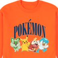 thumbnail image 3 of Pokémon - Scarlet & Violet Collegiate - Men's Crew Neck Fleece Pullover, 3 of 6