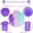 thumbnail image 3 of LQQBOX Jelly Fish Paper Lanterns, Pink Purple Green Hanging Lantern for Mermaid Theme Under The Sea Ocean Birthday Party Decorations Set of 6, 3 of 7