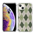 thumbnail image 4 of Sage Green Argyle Case for iPhone 13 Mini,Aesthetic Art Design TPU Shock-proof Cover Case, 4 of 6